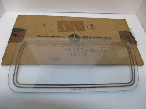 Left headlight glass