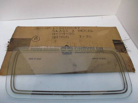 Right headlight glass