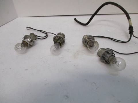 Set of taillight and backup light sockets