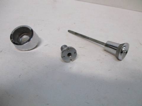 Headlight switch knob, nut, and bezel