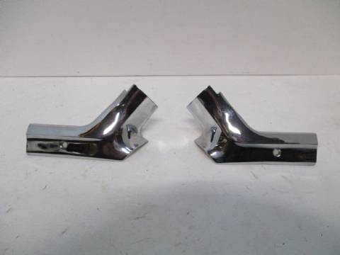 Pair of interior C-pillar mouldings