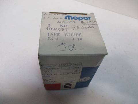 Tape stripe
