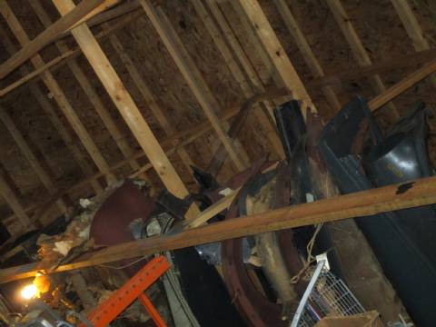 Left rear outer wheelhouse