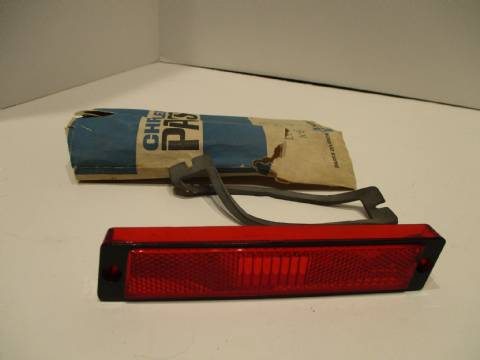 Left rear side marker light lens and gasket