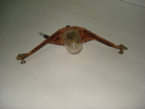 1968 Fury License lamp assembly