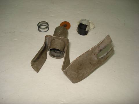 1956 Chrysler trunk light housing and parts