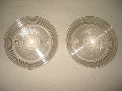 Pair of parking light lenses