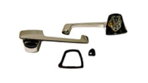 Pair of exterior door handles