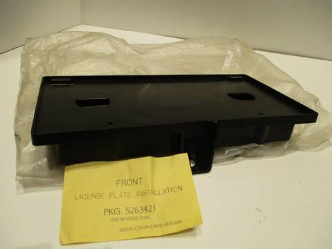 Front license plate bracket