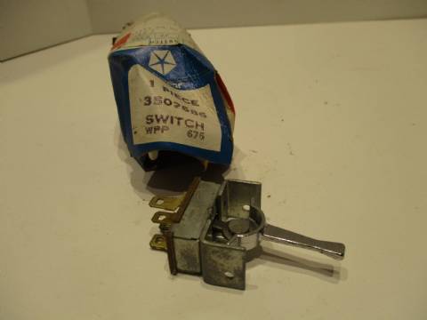 Heater blower switch