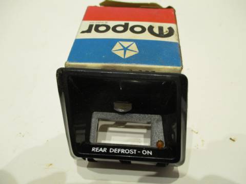 Rear defroster switch bezel