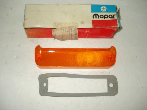 Left parking lens and gasket