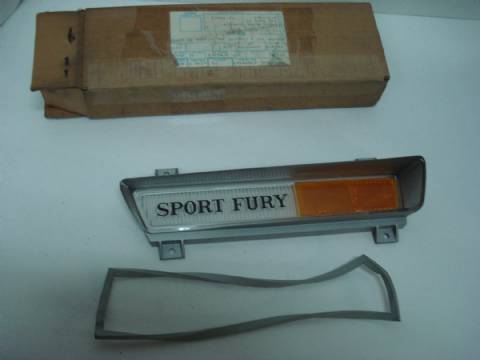 Left cornering light lens and gasket