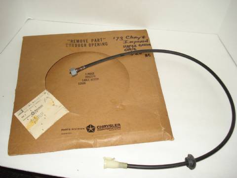 Upper speedometer cable