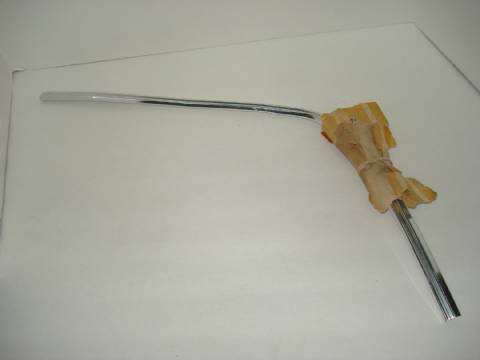 Left quarter panel upper rear moulding