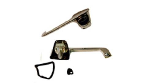 Pair of exterior door handles