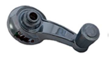 Short vent window crank handle