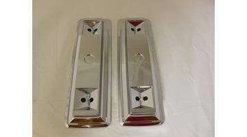 Pair of rear 9" armrest bases