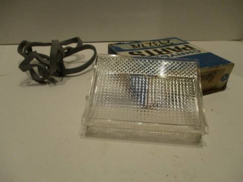 Right backup light lens and gasket