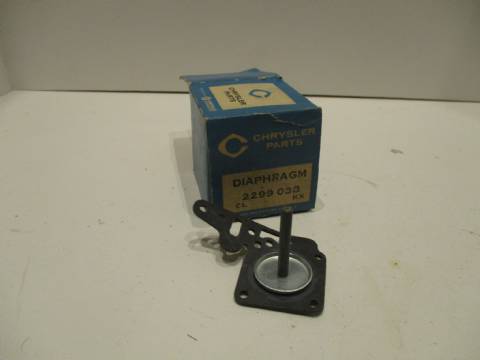 Carburetor pump plunger and rod diaphragm