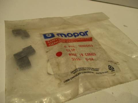 Package of 6 headliner clips