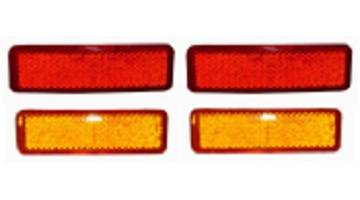 Complete set of side marker lenses