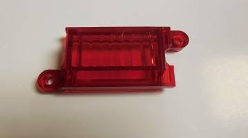 Red side marker lens