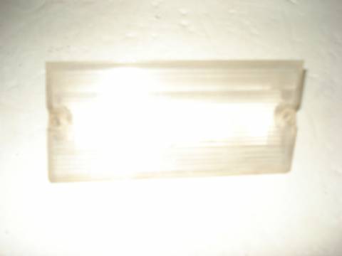 Right backup light lens