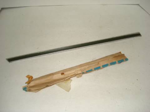 Left front fender rear upper moulding