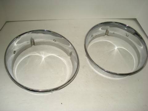 Pair of headlight bezels
