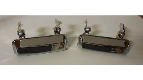 Pair of exterior door handles