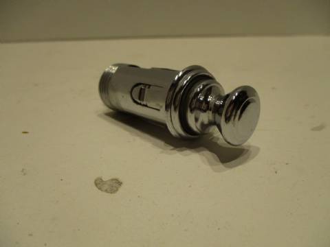 Cigar lighter with receptacle