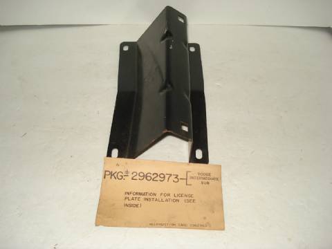 Front license plate bracket