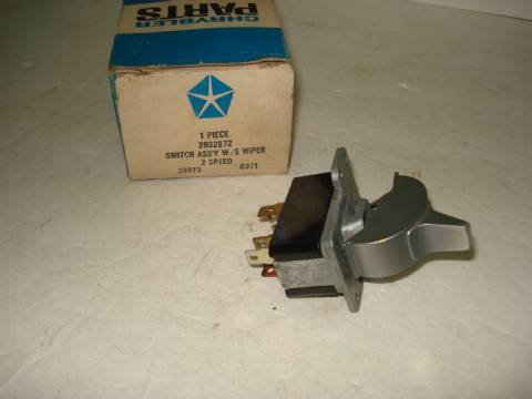 Windshield wiper switch