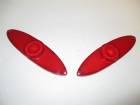Pair of taillight lenses