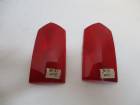 Pair of taillight lenses
