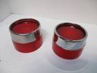 Pair of taillight lenses