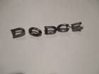 Set of "Dodge" letters