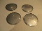 Set of wire wheel cover center medallions