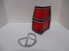 Left taillight lens and gasket
