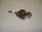 Trunk lock cylinder with key